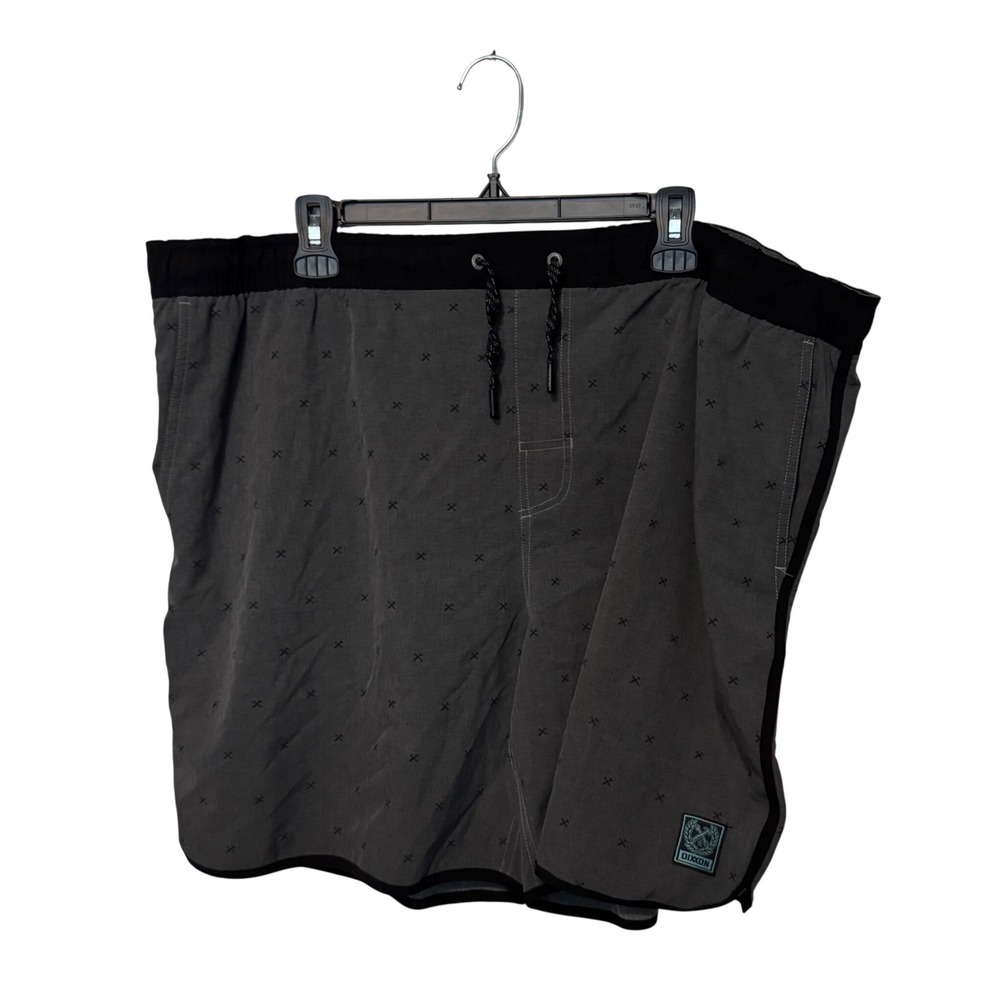 Dixxon Flannel Co Shorts Mens 3XL Gray Finney Chad Stretch Swim Gym Athletic